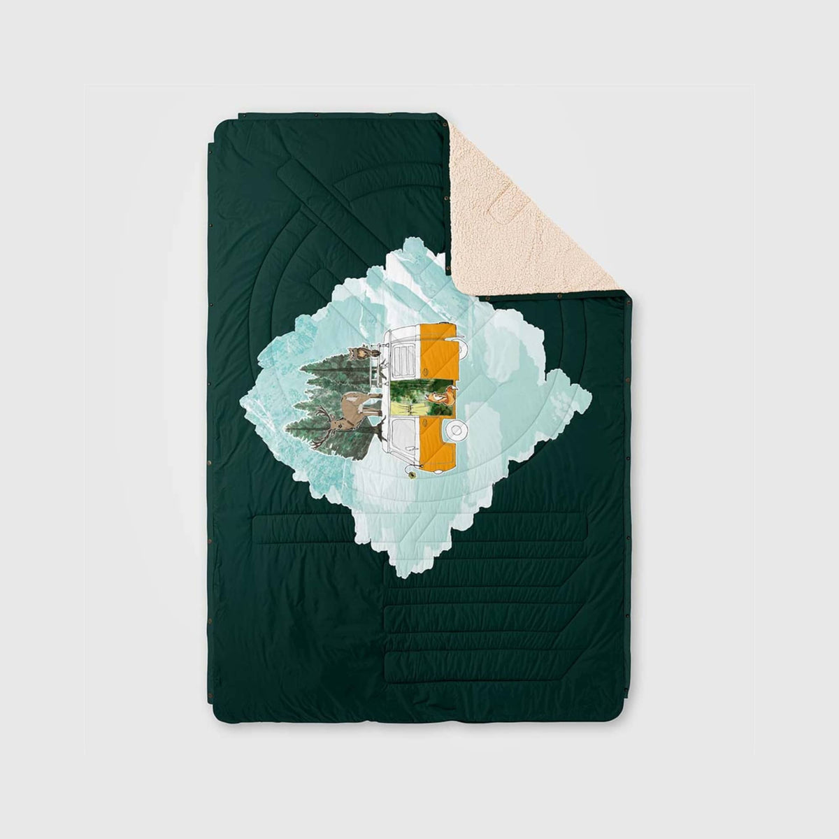 VOITED CloudTouch® Indoor/Outdoor Camping Blanket - Vanilla Icedream Blankets VOITED