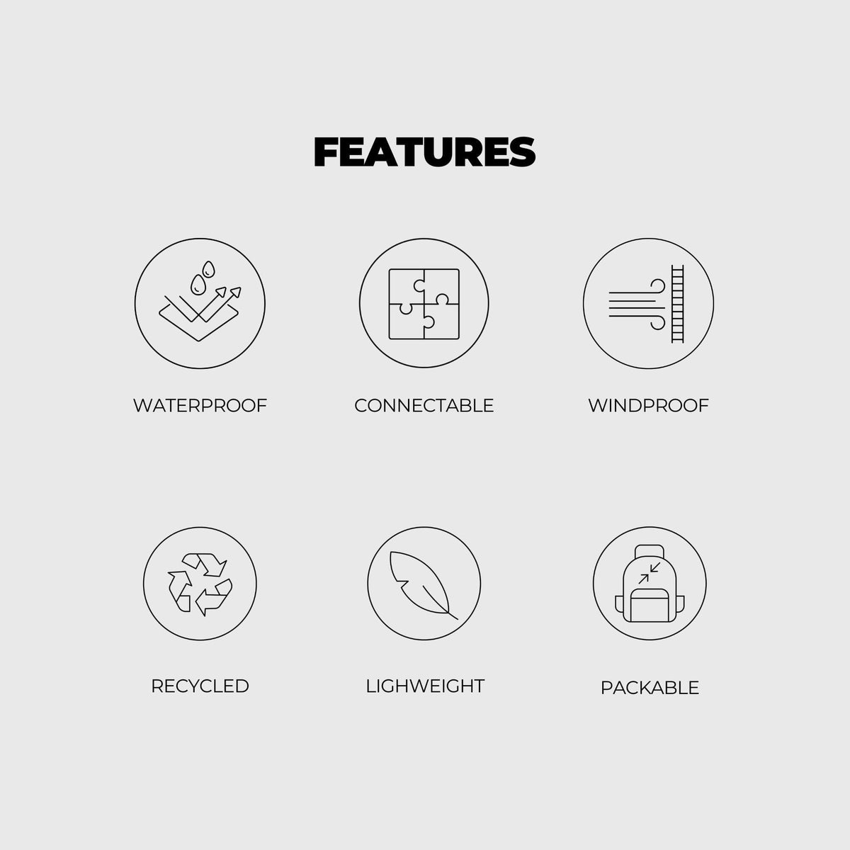 VOITED Waterproof Liner Accessories VOITED