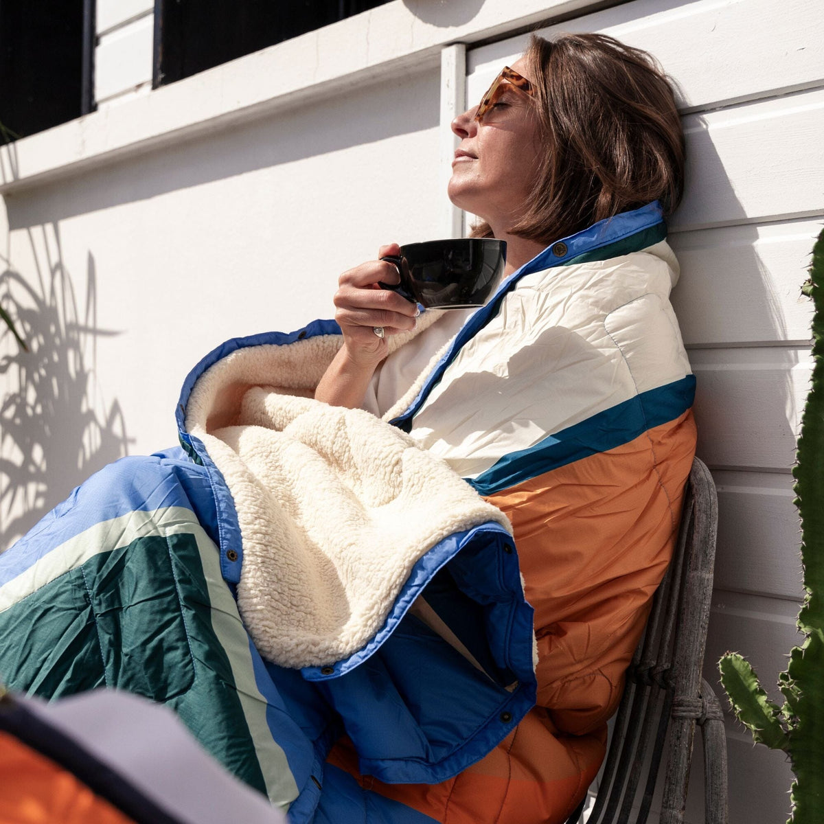 VOITED CloudTouch® Indoor/Outdoor Camping Blanket - Blue Hour Blankets VOITED