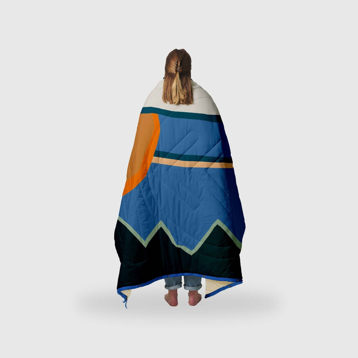 VOITED CloudTouch® Indoor/Outdoor Camping Blanket - Blue Hour Blankets VOITED