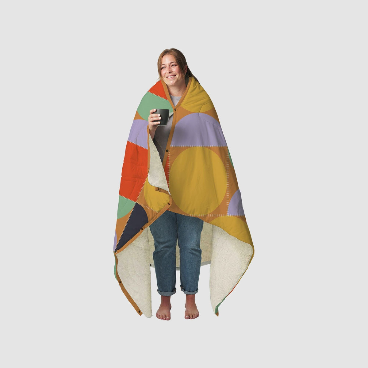 VOITED CloudTouch® Indoor/Outdoor Camping Blanket - Blushing Peach Blankets VOITED