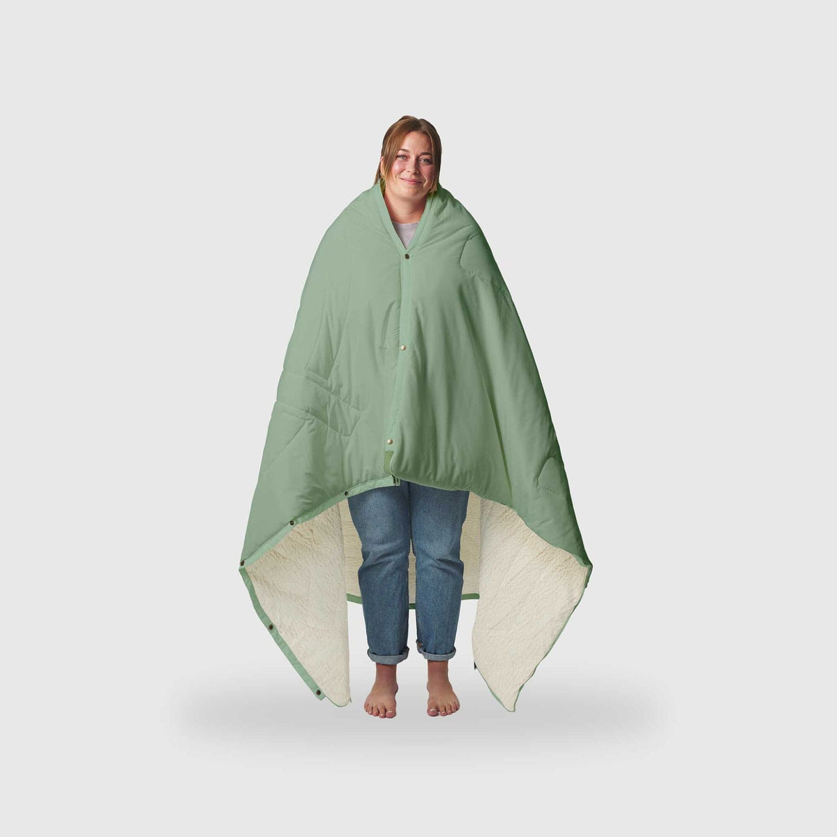 VOITED CloudTouch® Indoor/Outdoor Camping Blanket - Cameo Green Blankets VOITED