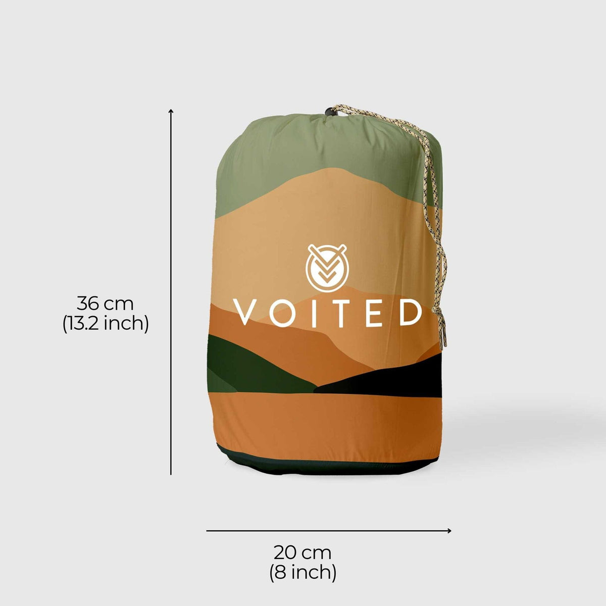 VOITED CloudTouch® Indoor/Outdoor Camping Blanket - Jasper / Tree Green Blankets VOITED
