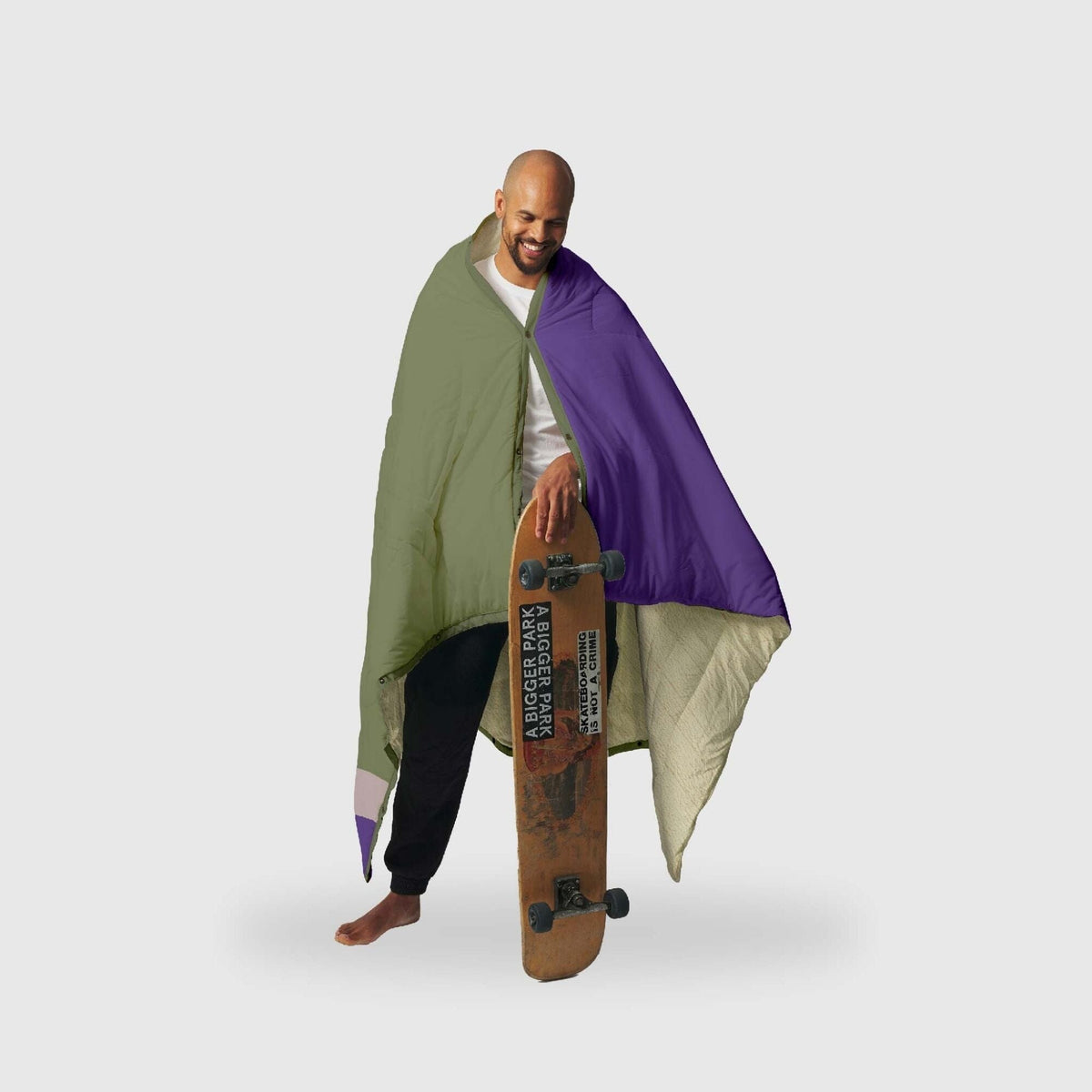 VOITED CloudTouch® Indoor/Outdoor Camping Blanket - Light Forest Blankets VOITED