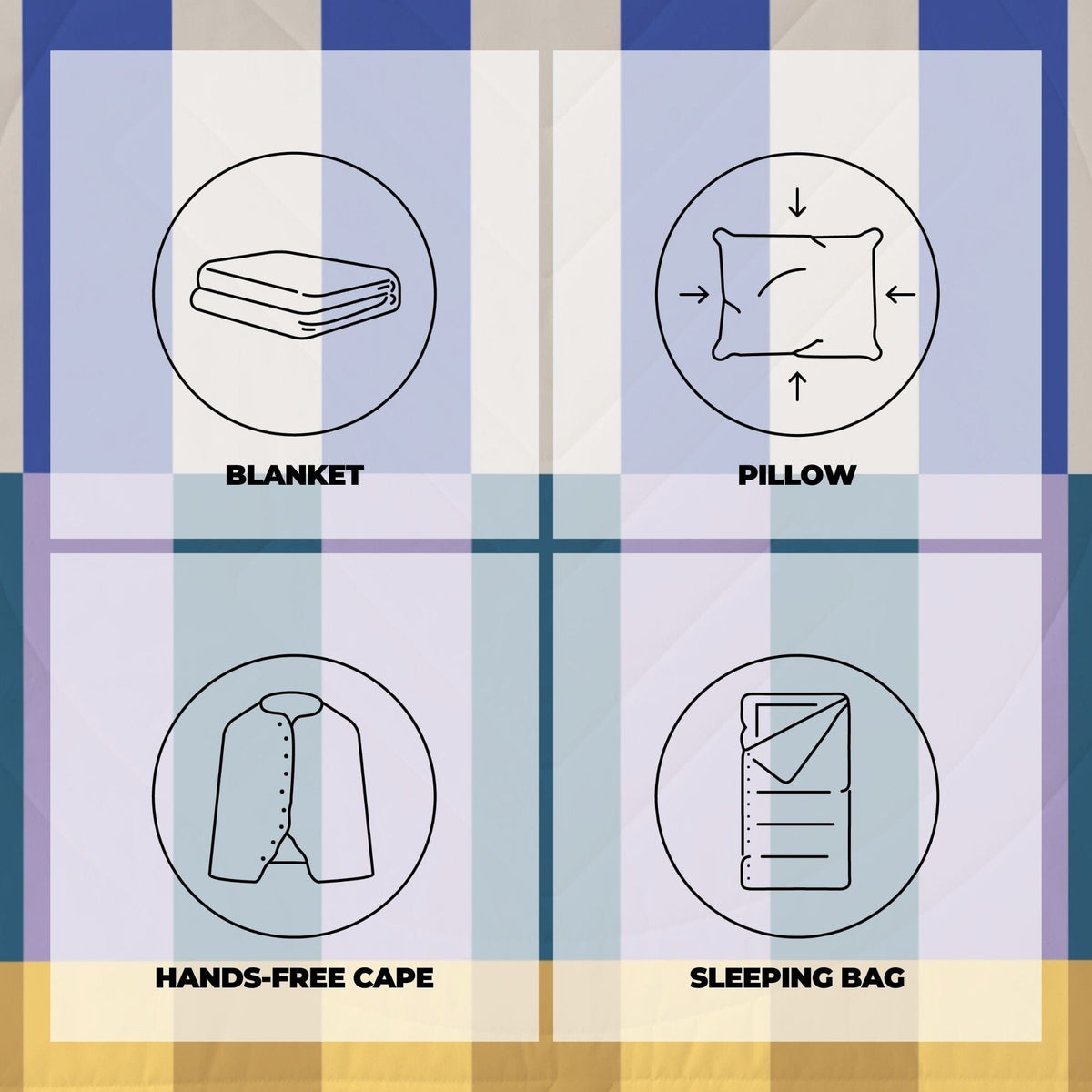 VOITED CloudTouch® Indoor/Outdoor Camping Blanket - Terra Blankets VOITED