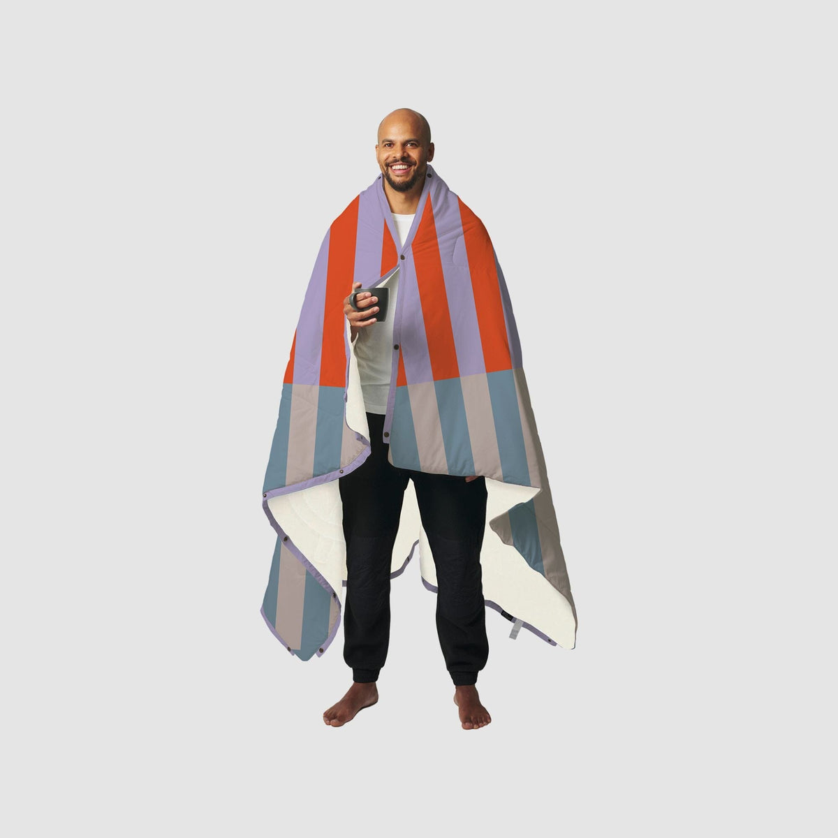VOITED Fleece Outdoor Camping Blanket - Arctic Mist Blankets VOITED