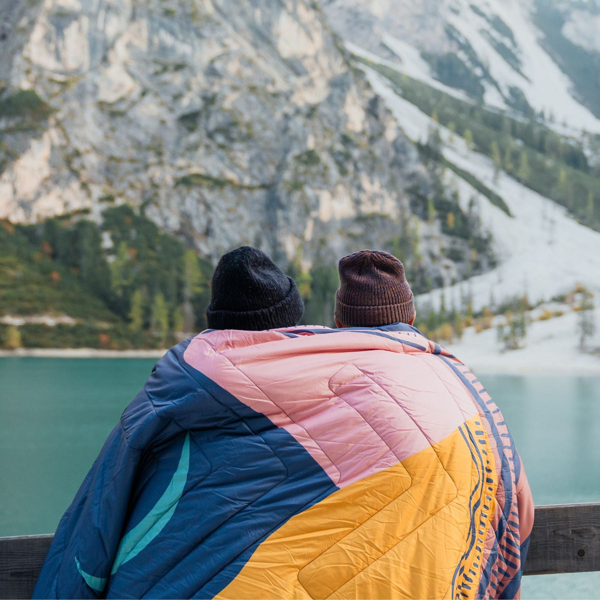 VOITED Fleece Outdoor Camping Blanket - Earth Blankets VOITED