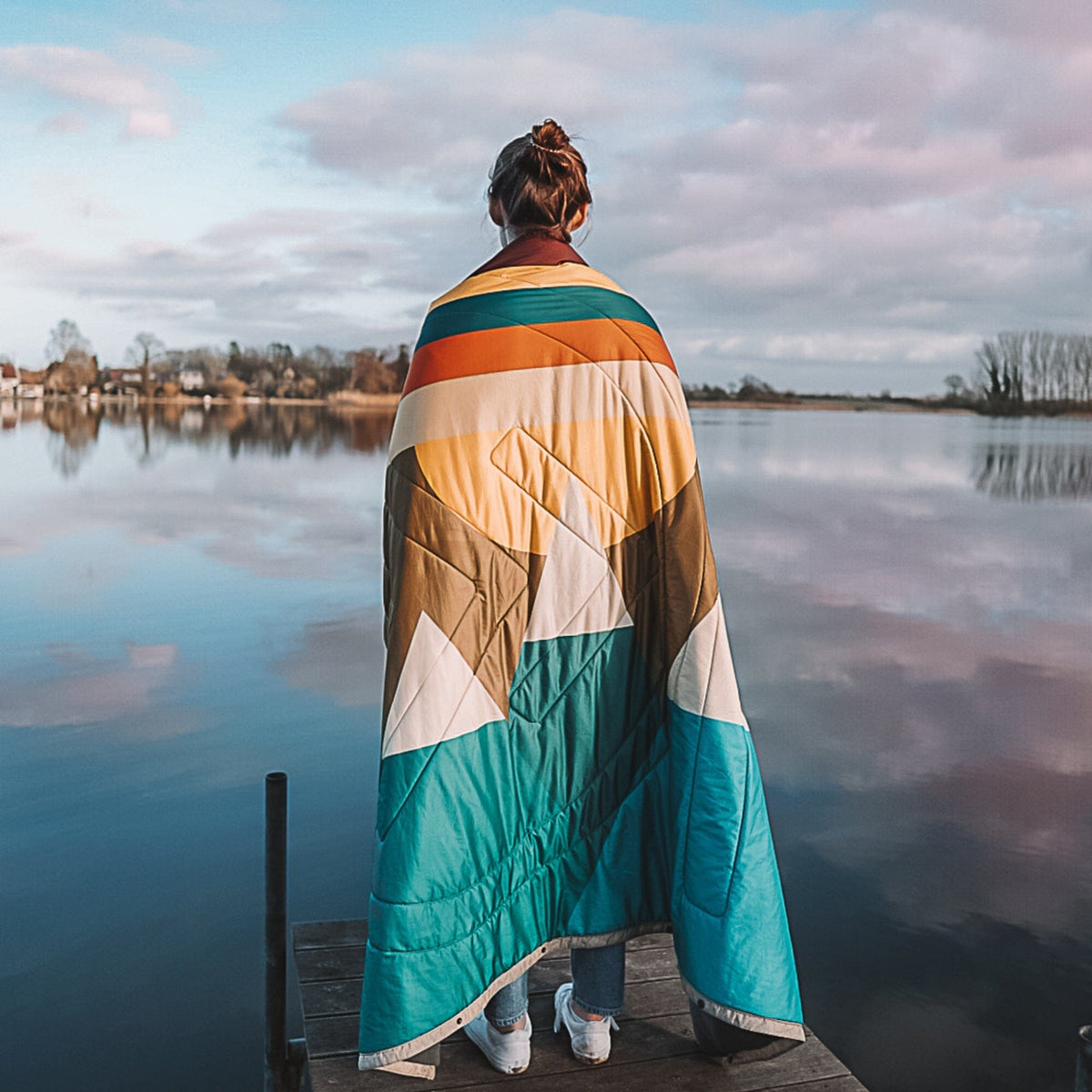 VOITED Fleece Outdoor Camping Blanket - Monadnock Blankets VOITED
