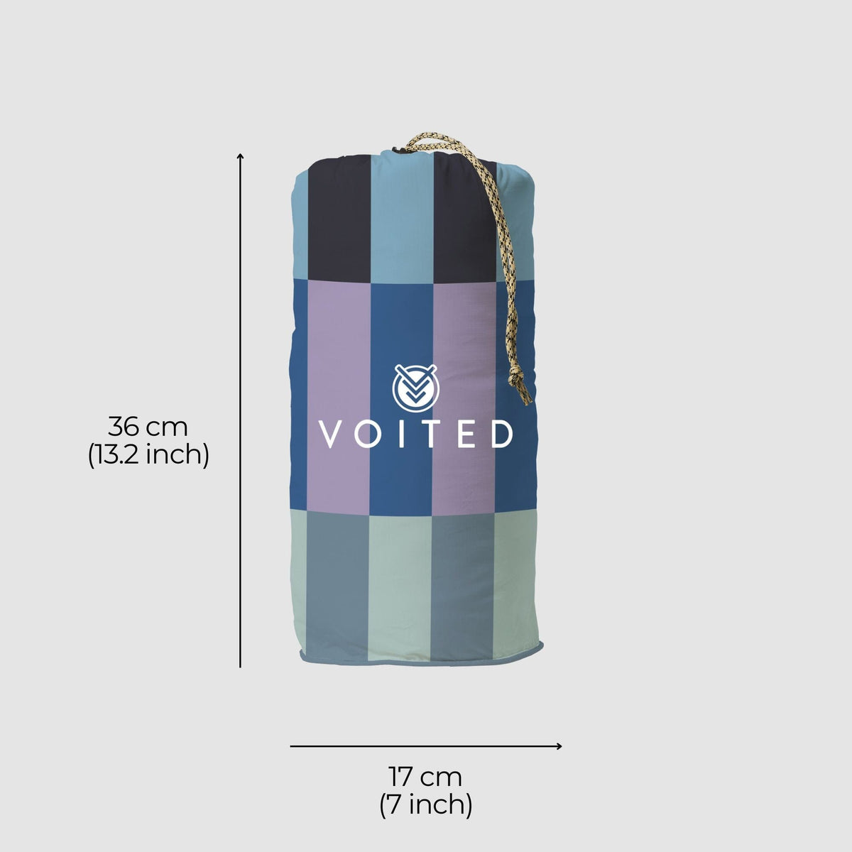 VOITED Fleece Outdoor Camping Blanket - Azure Blankets VOITED