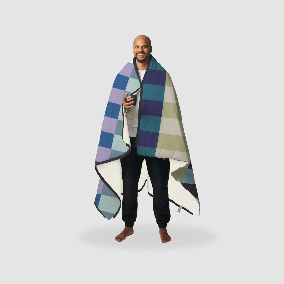 VOITED Fleece Outdoor Camping Blanket - Azure Blankets VOITED
