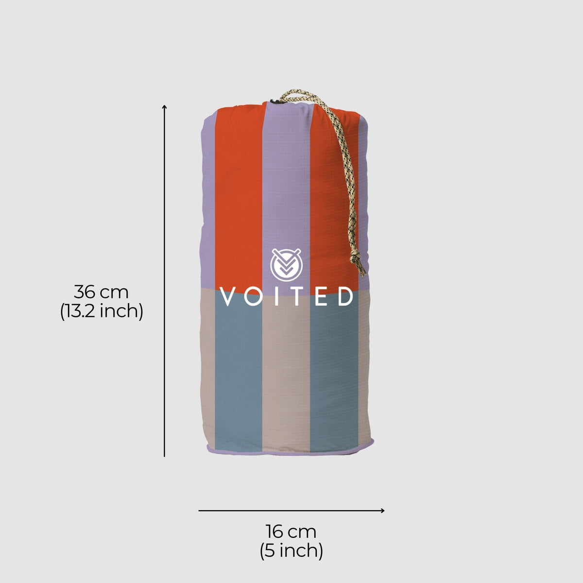 VOITED Recycled Ripstop Outdoor Camping Blanket - Arctic Mist/Digital Lavender Blankets VOITED