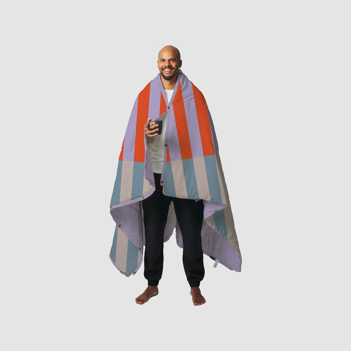 VOITED Recycled Ripstop Outdoor Camping Blanket - Arctic Mist/Digital Lavender Blankets VOITED