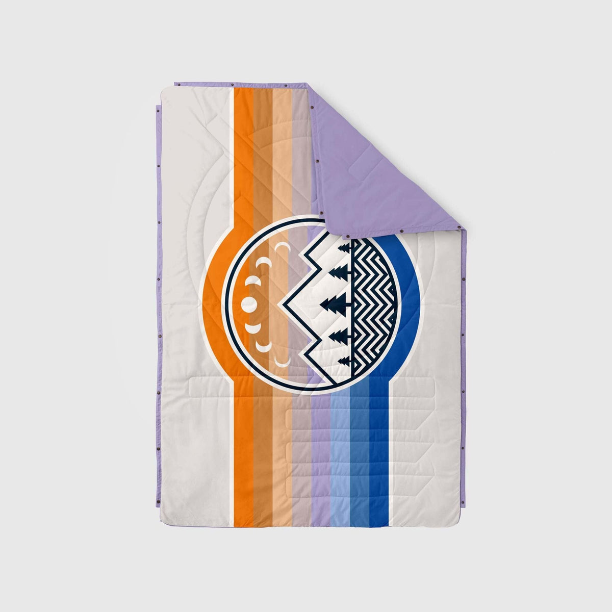 VOITED Recycled Ripstop Outdoor Camping Blanket - Camp Vibes Powder/Lavender Blankets VOITED