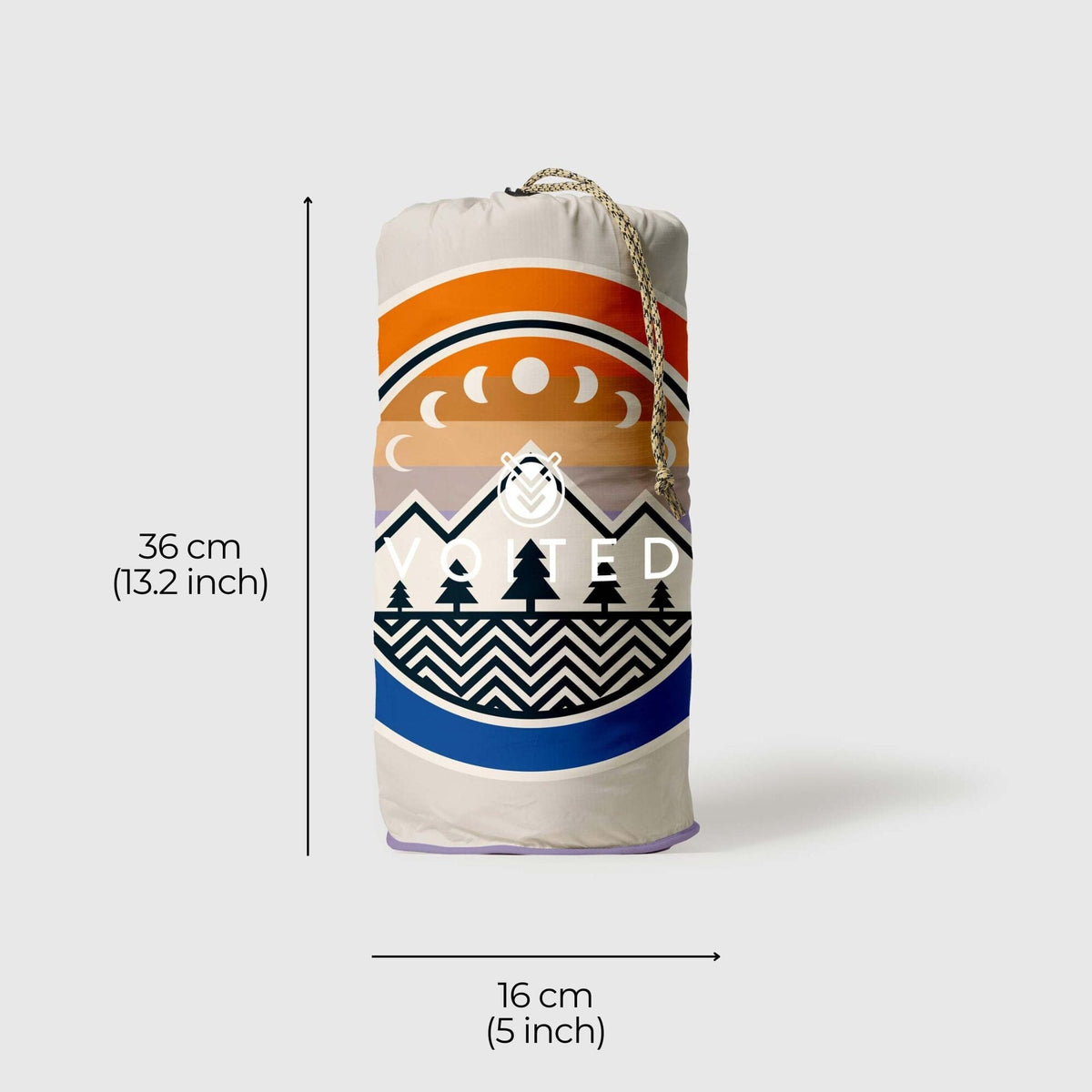 VOITED Recycled Ripstop Outdoor Camping Blanket - Camp Vibes Powder/Lavender Blankets VOITED