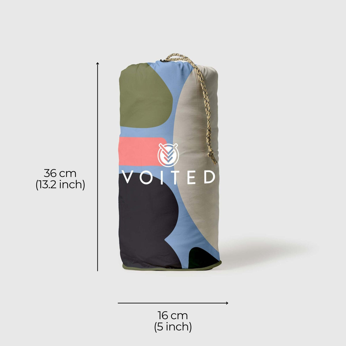 VOITED Recycled Ripstop Outdoor Camping Blanket - Playtime/Olive Blankets VOITED