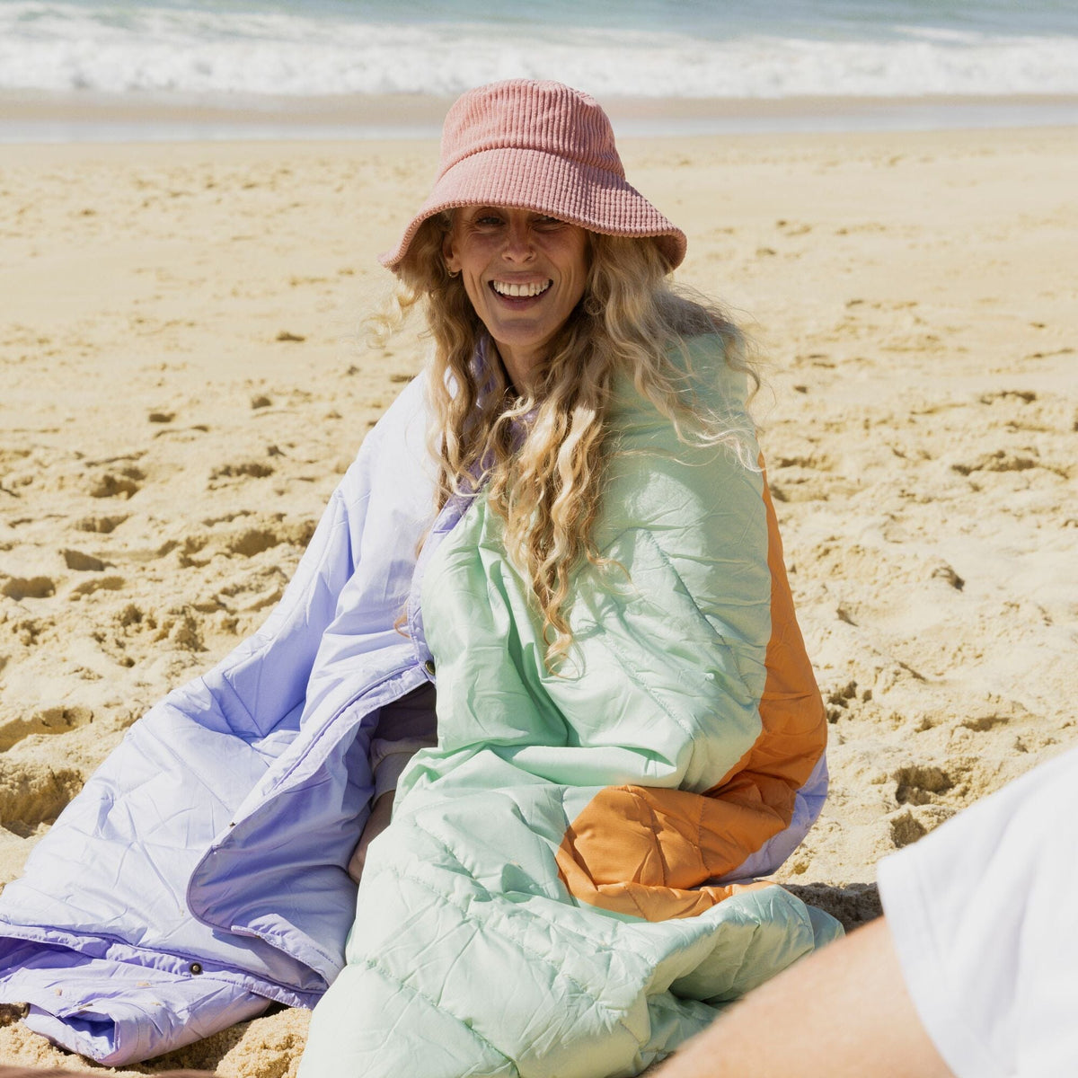 VOITED Recycled Ripstop Outdoor Camping Blanket - Spring Break/Digital Lavender Blankets VOITED