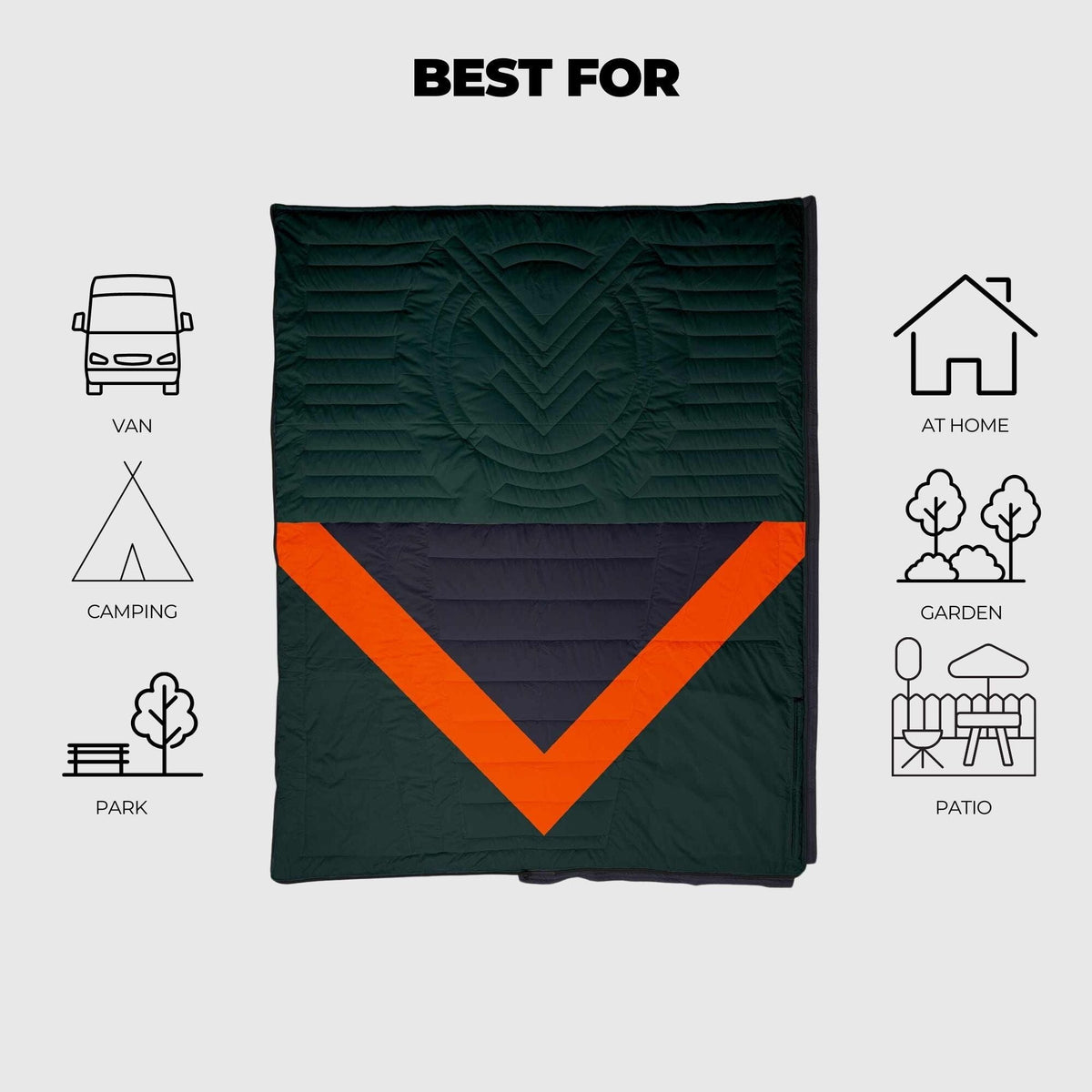VOITED Slumber Zip Sack Blanket - Cabin Blankets VOITED EU