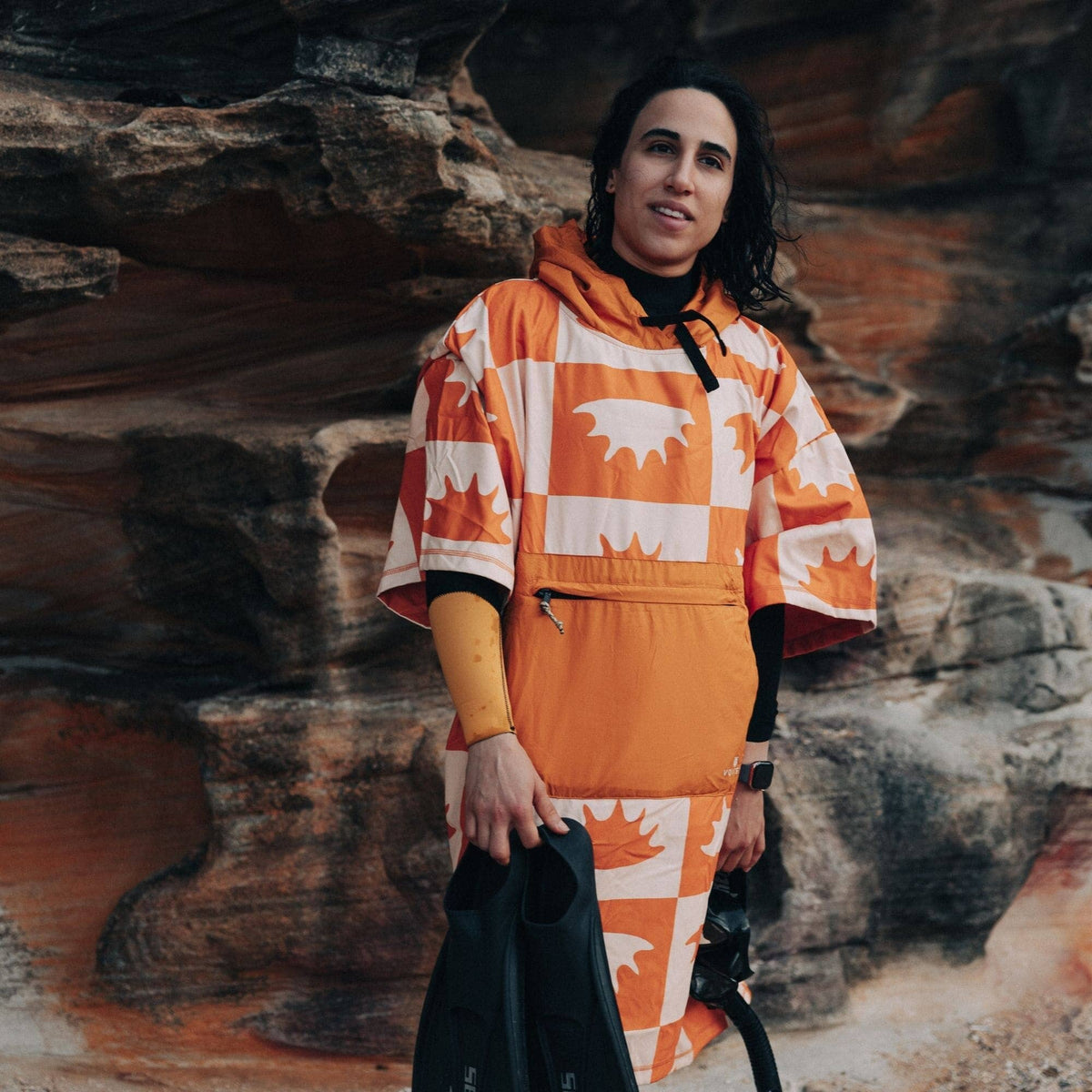 VOITED Micro Fleece Poncho - Concha Changewear VOITED