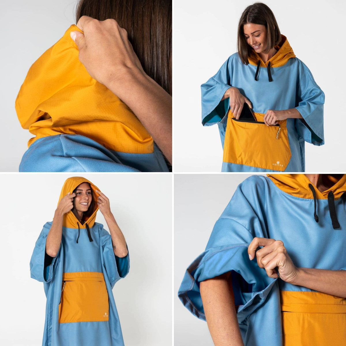 VOITED Micro Fleece Poncho - Mountain Spring/Sundial Changewear VOITED