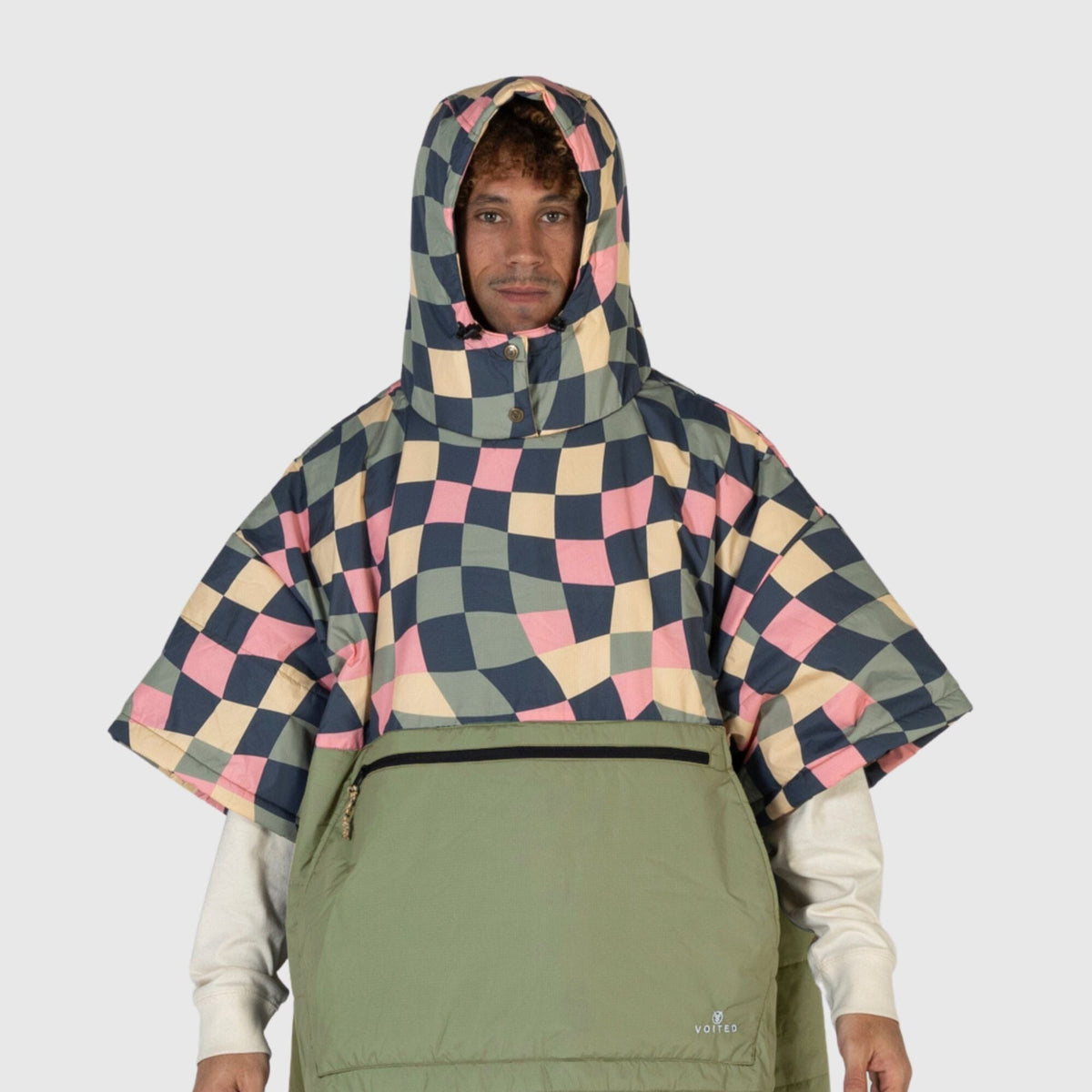 VOITED 3rd Edition Outdoor Poncho for Surfing, Camping, Vanlife & Wild Swimming - Wavecheck Changewear VOITED
