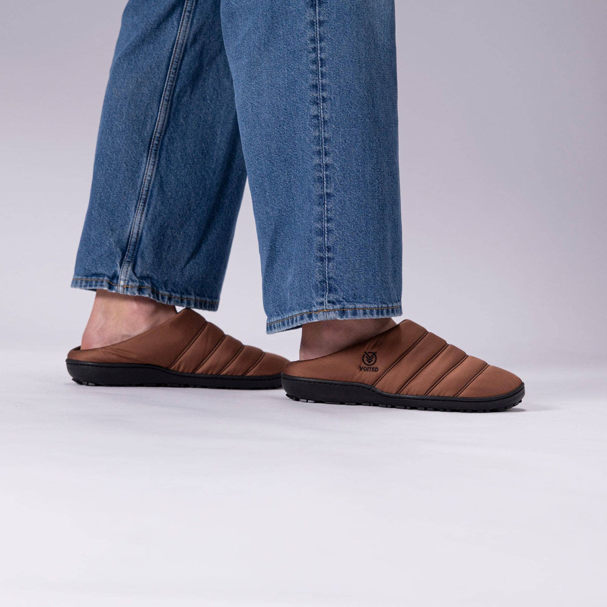 VOITED Soul Slipper - Lightweight, Indoor/Outdoor Camping Slippers - Chocolate Footwear VOITED