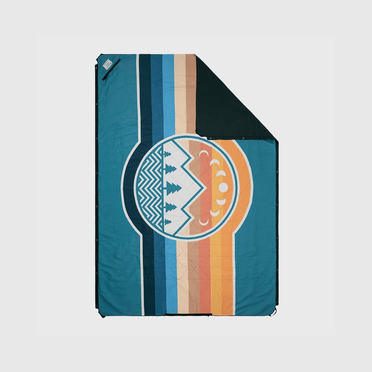 VOITED Compact Picnic & Beach Blanket - Camp Vibes / Blue Lagoon Blankets VOITED