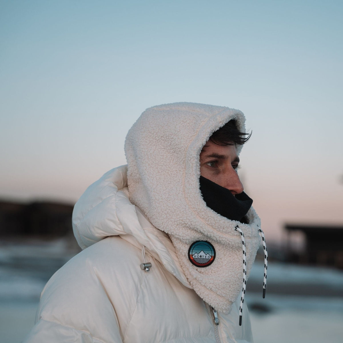 VOITED Polar Fleece Hood - Birch Accessories VOITED