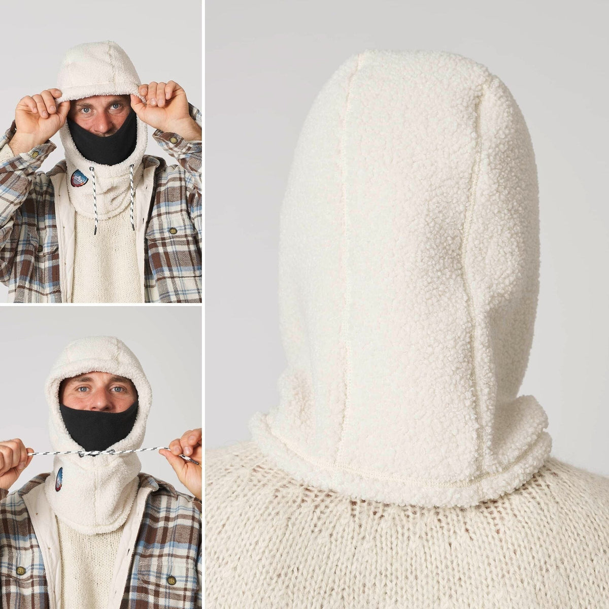 VOITED Polar Fleece Hood - Birch Accessories VOITED
