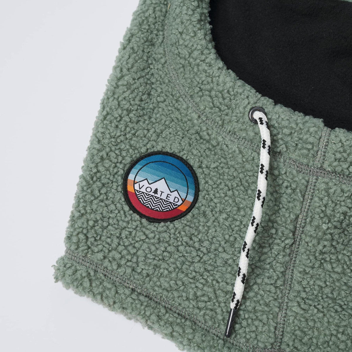 VOITED Polar Fleece Hood - Pistachio Accessories VOITED