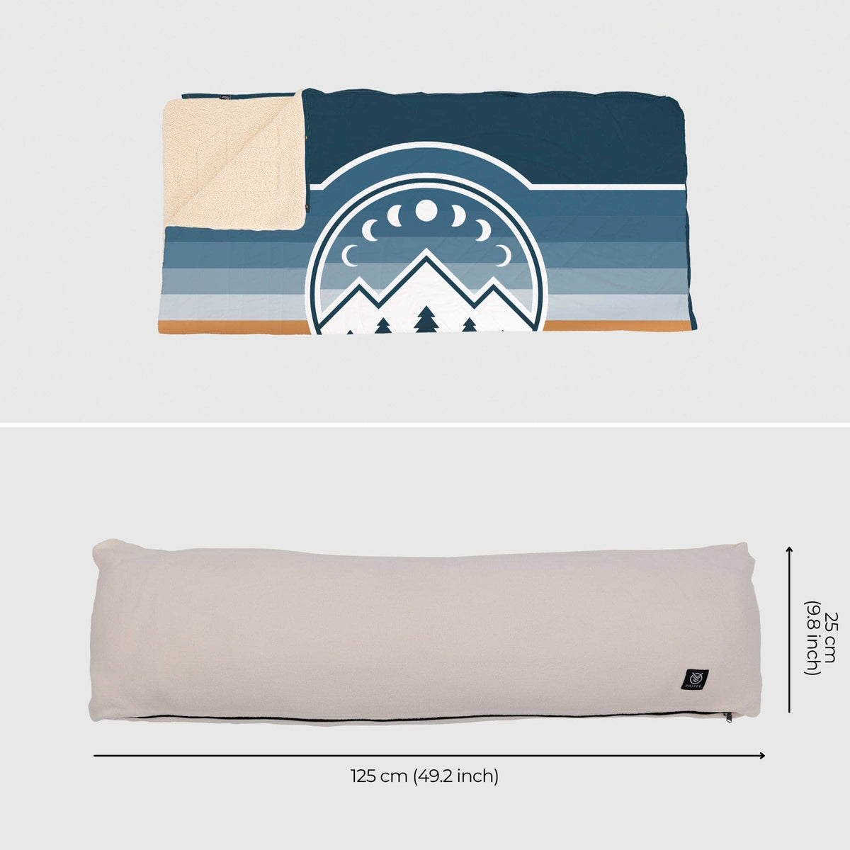 VOITED Queen CloudTouch® Indoor/Outdoor Camping Blanket - Camp Vibes Two Blankets VOITED