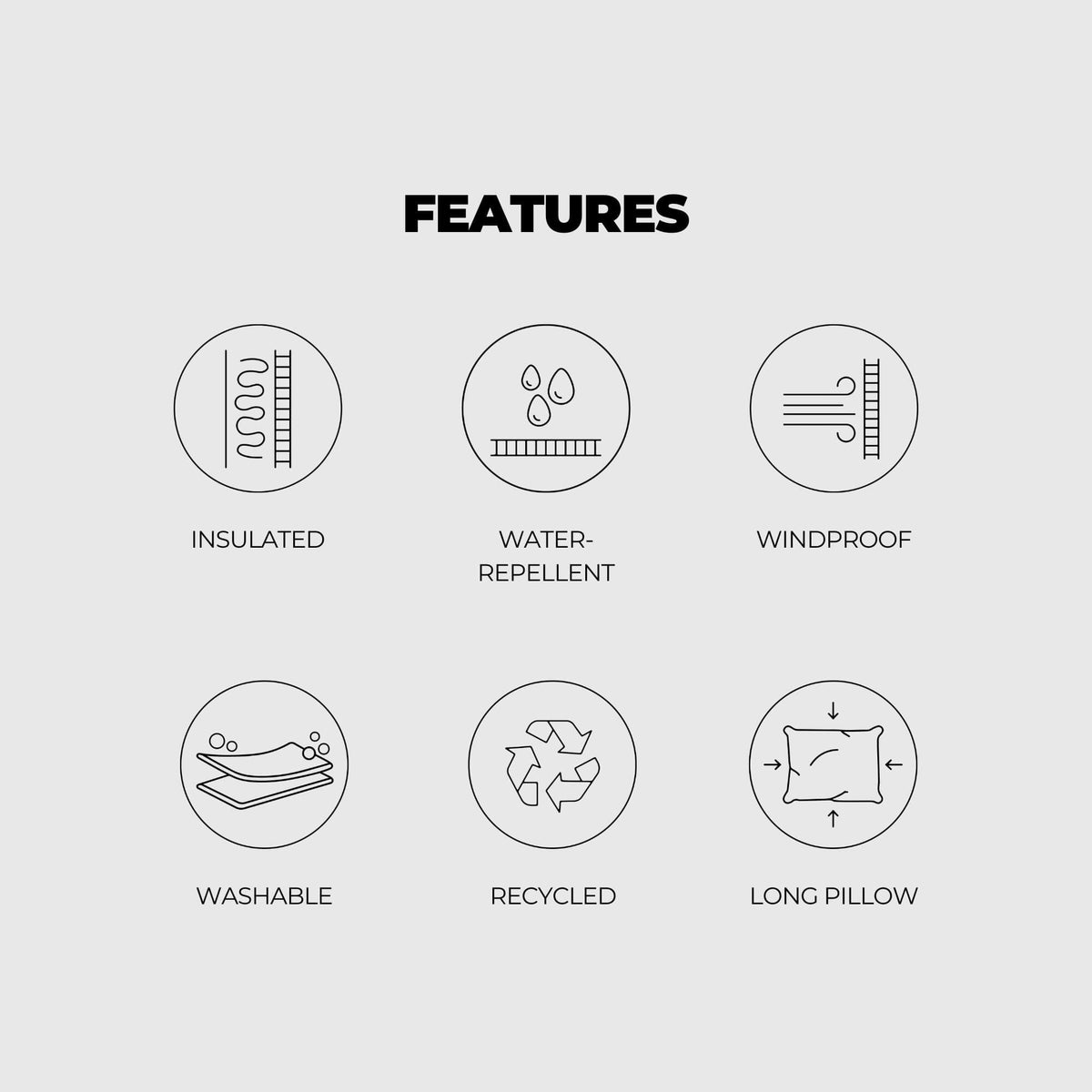 VOITED Queen CloudTouch® Indoor/Outdoor Camping Blanket - Camp Vibes Two Blankets VOITED