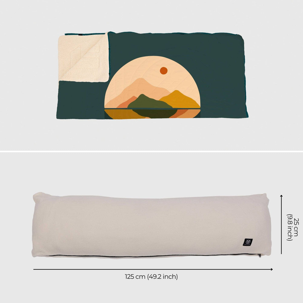 VOITED Queen CloudTouch® Indoor/Outdoor Camping Blanket - Day & Night Blankets VOITED