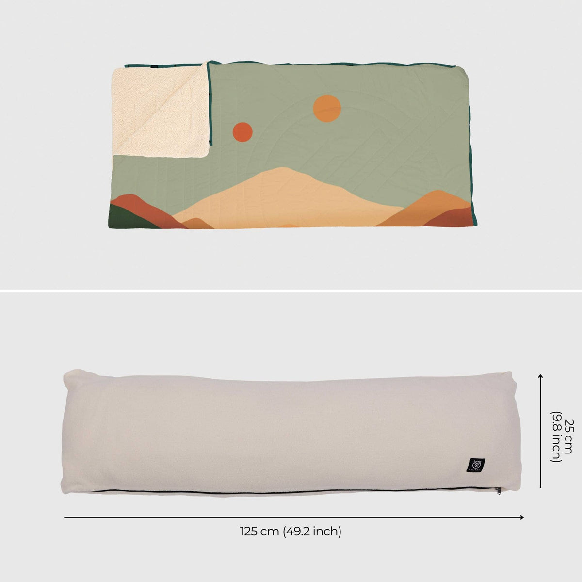 VOITED Queen CloudTouch® Indoor/Outdoor Camping Blanket - Jasper Blankets VOITED