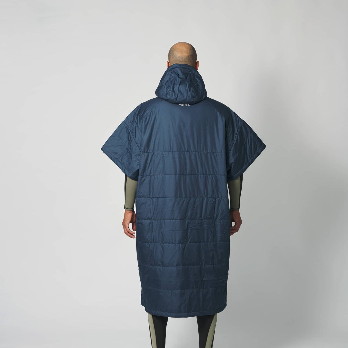 VOITED Outdoor Poncho for Surfing, Camping, Vanlife & Wild Swimming - Marsh Grey / Desert