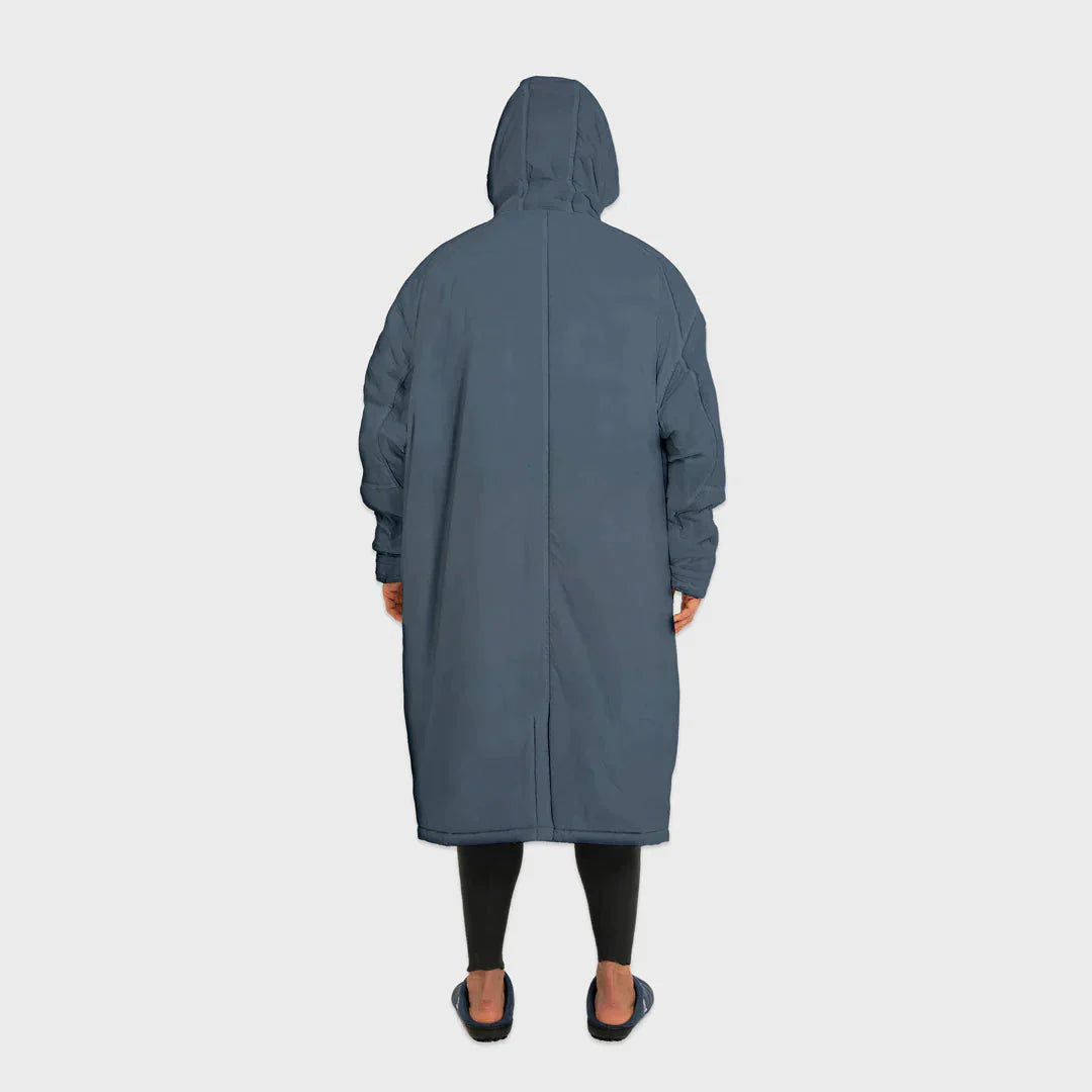 VOITED Original Outdoor Change Robe & Drycoat for Surfing, Camping, Vanlife & Wild Swimming - Marsh Grey Changewear VOITED