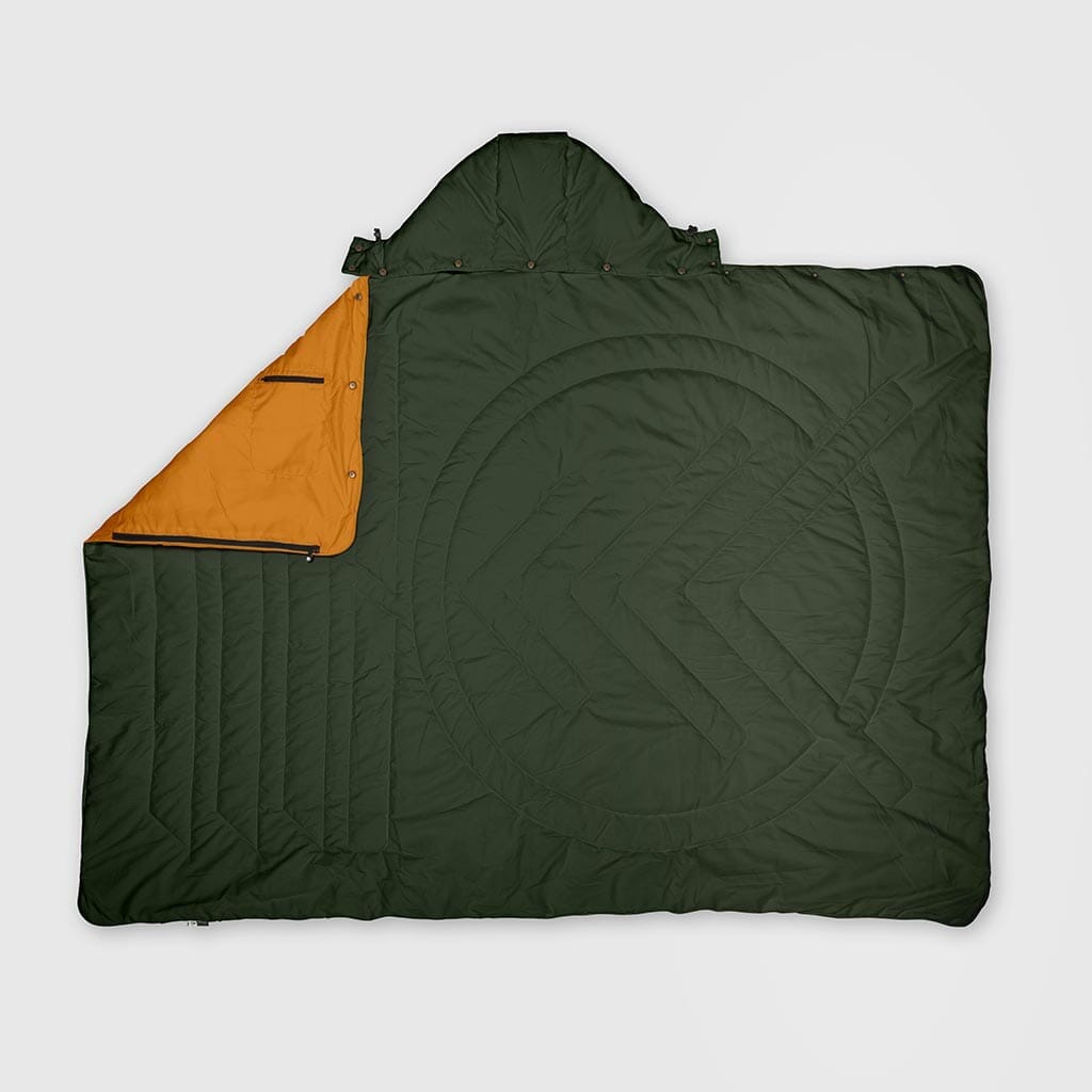 VOITED Recycled Ripstop Travel Blanket - Tree Green / Desert Blankets VOITED