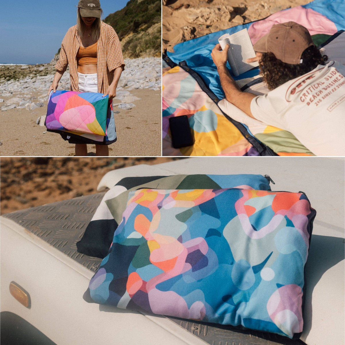 VOITED Compact Picnic & Beach Blanket - Beyond Real Blankets VOITED 
