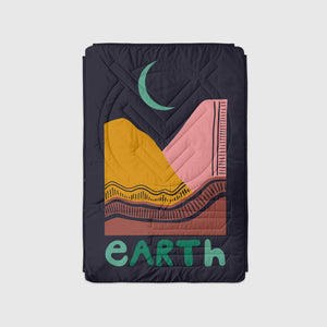 VOITED Fleece Outdoor Camping Blanket - Earth Blankets VOITED 