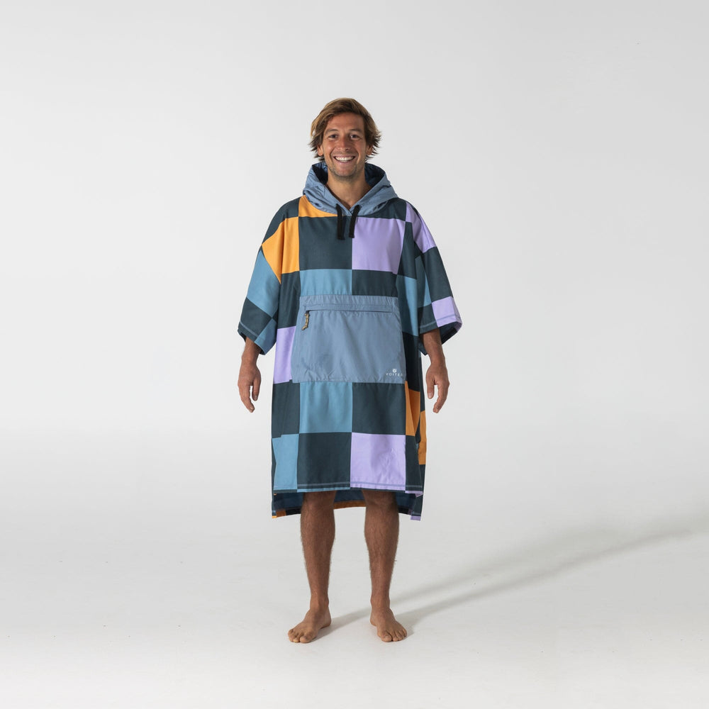 VOITED Micro Fleece Poncho -Cheeckers Changewear VOITED 