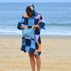 VOITED Micro Fleece Poncho -Cheeckers Changewear VOITED 