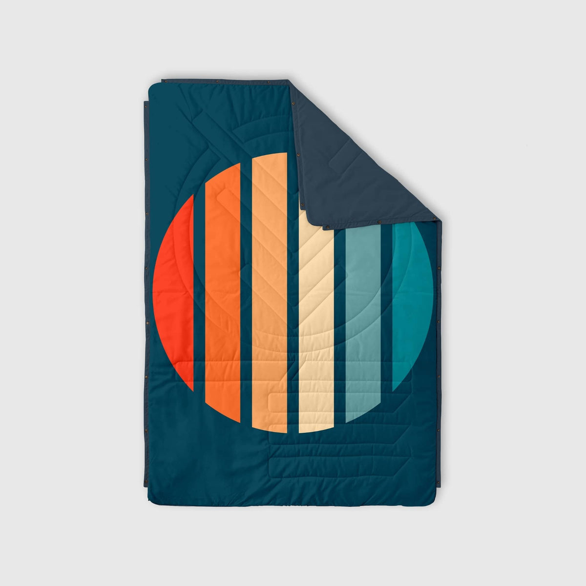 VOITED Recycled Ripstop Outdoor Camping Blanket - Sunset Stripes Blankets VOITED 