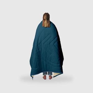 VOITED CloudTouch® Indoor/Outdoor Camping Blanket - Blue Steel Blankets VOITED 