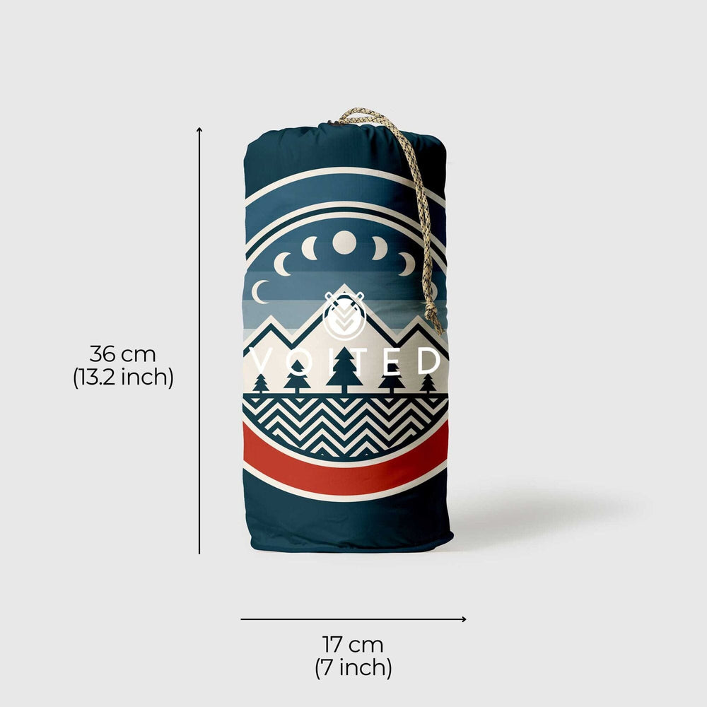 VOITED Fleece Outdoor Camping Blanket - Camp Vibes Two