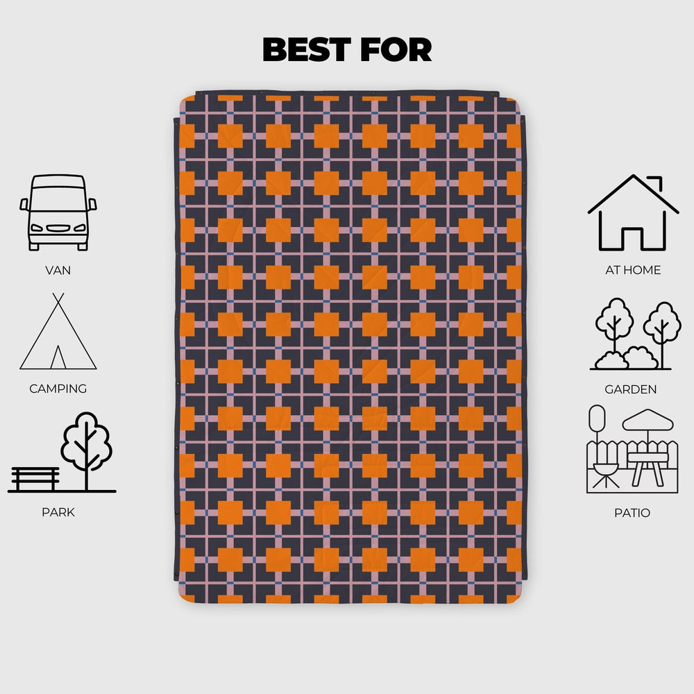 VOITED Fleece Outdoor Camping Blanket - Mellow Magic