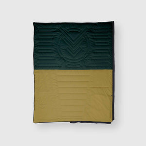 VOITED Slumber Zip Sack Blanket - Green Gabels / Dusty Sand Blankets VOITED EU 