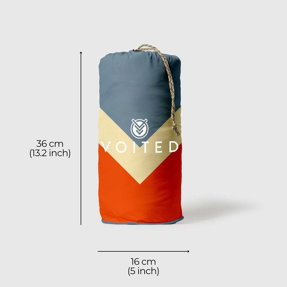 VOITED Recycled Ripstop Outdoor Camping Blanket - Flag