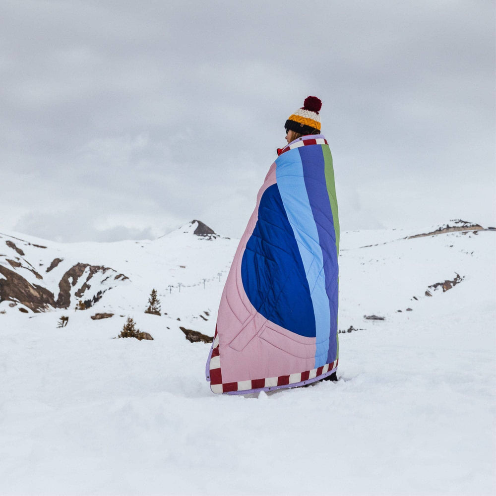 VOITED Recycled Ripstop Outdoor Camping Blanket - Moon River