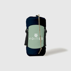 VOITED Recycled Ripstop Travel Blanket - Ocean Navy/Cameo Green Blankets VOITED 