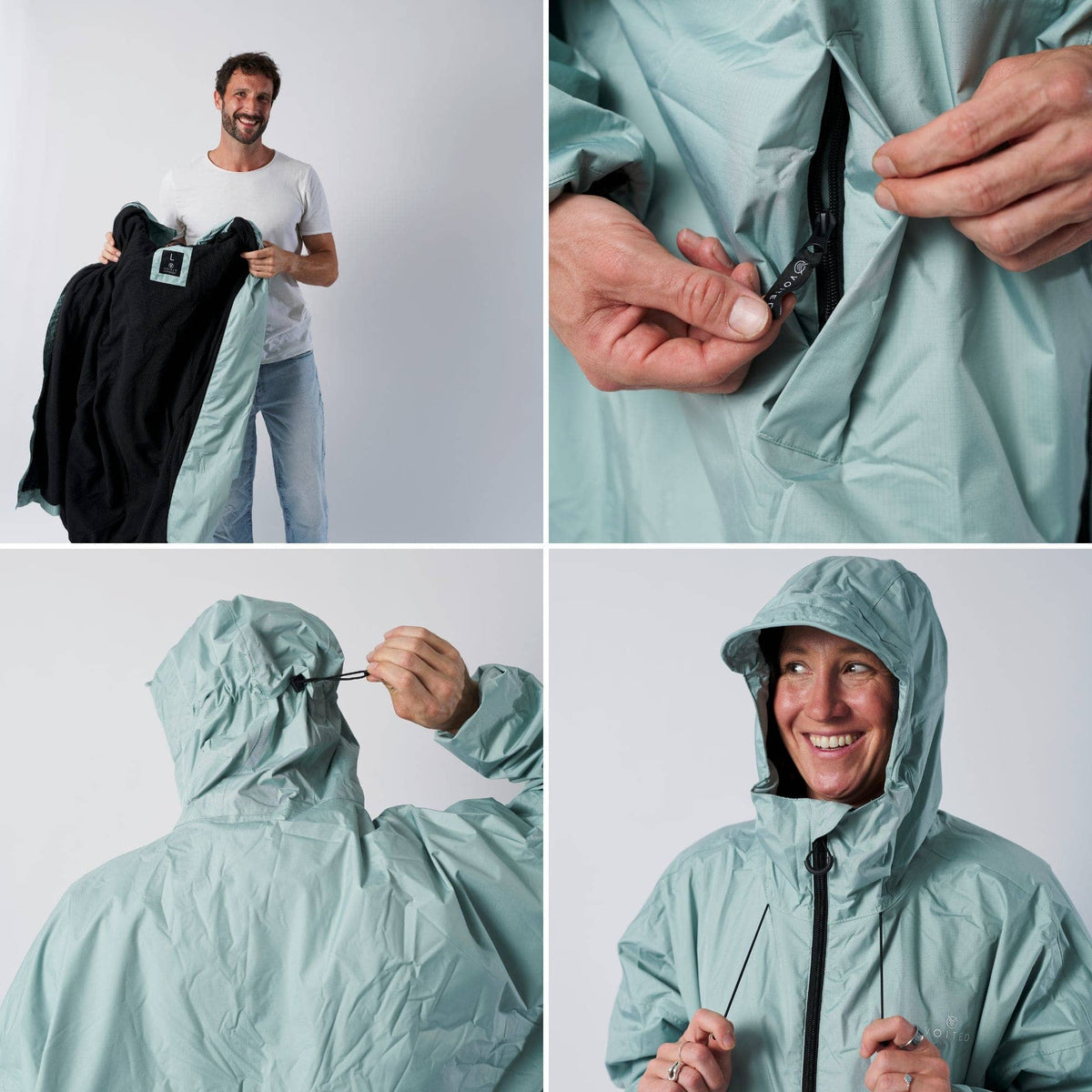 VOITED Allweather Coat - Eucalyptus Changewear VOITED 