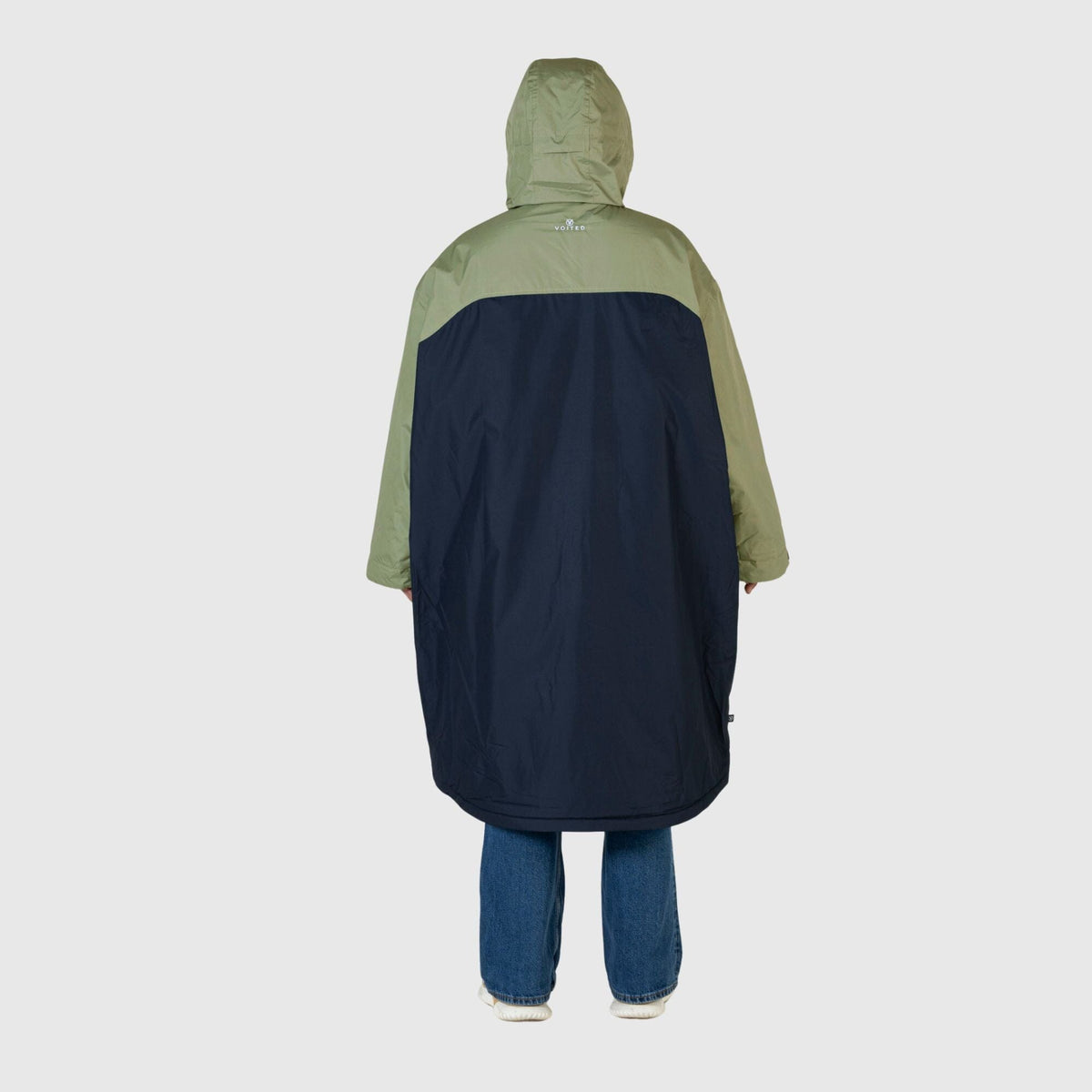 VOITED 3rd Edition Outdoor Changing Robe & Drycoat for Surfing, Camping, Vanlife & Wild Swimming - Ocean Navy/Olive Changewear VOITED 